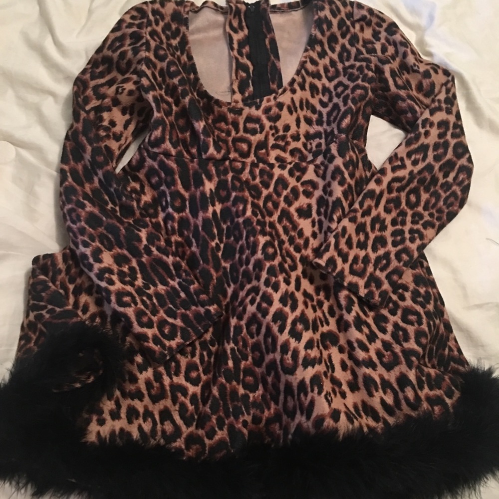 Cheetah cat dress